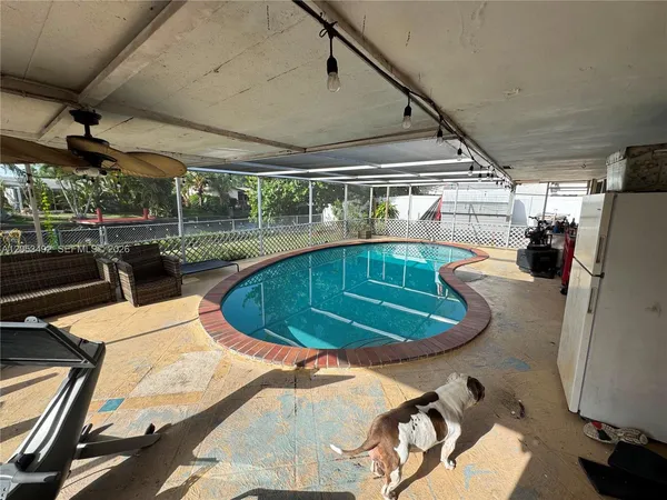 a view of a swimming pool