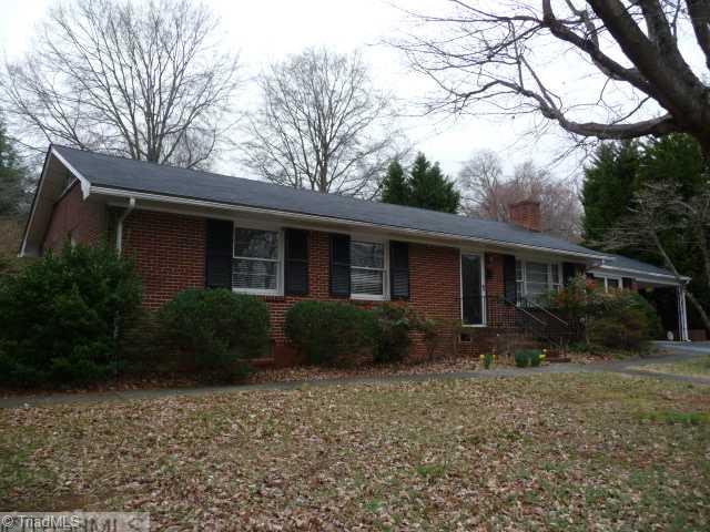 1236 Pinebluff Road Winston-Salem, NC 27103 - Photo 1 of 12 Exterior Front. Large ranch style homewith carport, fenced in yard. 3 BR and 2.5 BA (one full bath on the LL not counted in overall SF). Brand New Roof in 3/2011