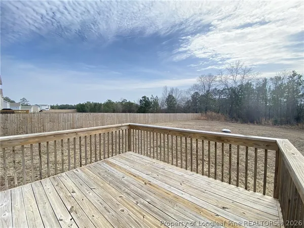 a house view with a backyard