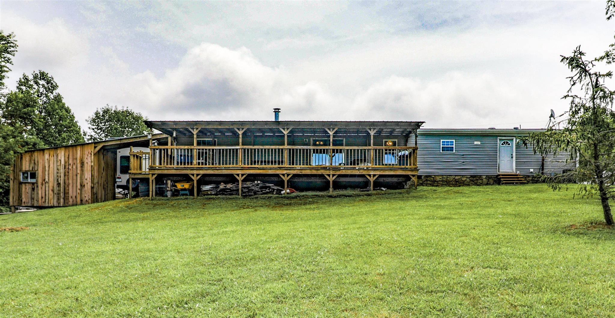 3268 Mobley Ridge Road Duck River, TN 38454 - Photo 15 of 19 View of amazing back deck stretching across most of the home