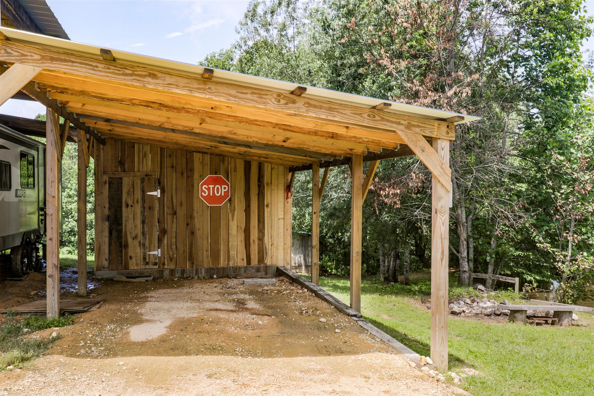 3268 Mobley Ridge Road Duck River, TN 38454 - Photo 18 of 19 2 Custom built carport stalls with attached 16x10 storage building