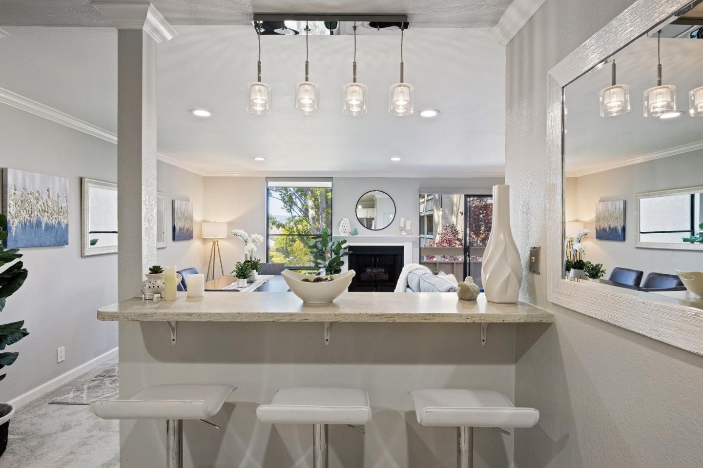 1171 Compass Lane, Unit 216 Foster City, CA 94404 - Photo 18 of 35 a view of a dining room with furniture and wooden floor