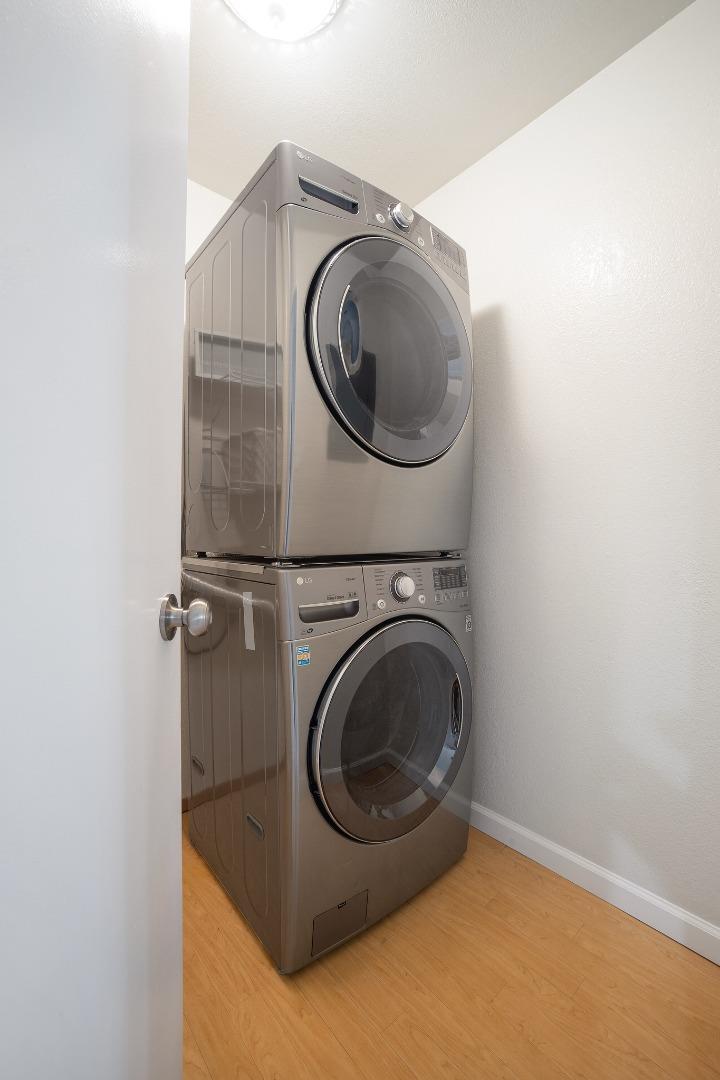 1171 Compass Lane, Unit 216 Foster City, CA 94404 - Photo 27 of 35 a utility room with dryer and washer