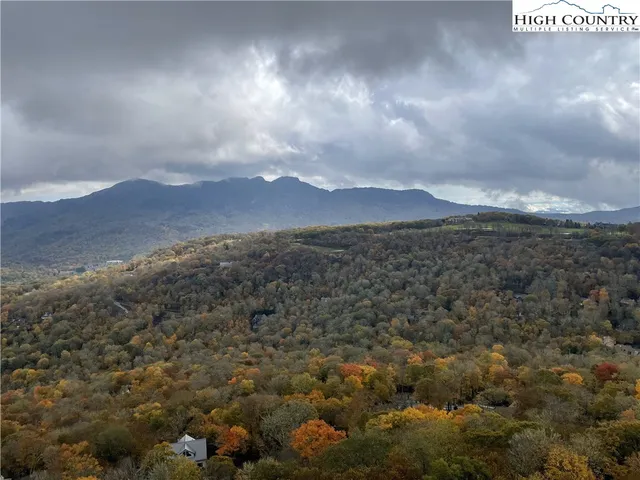 a view of a city and mountains in the background