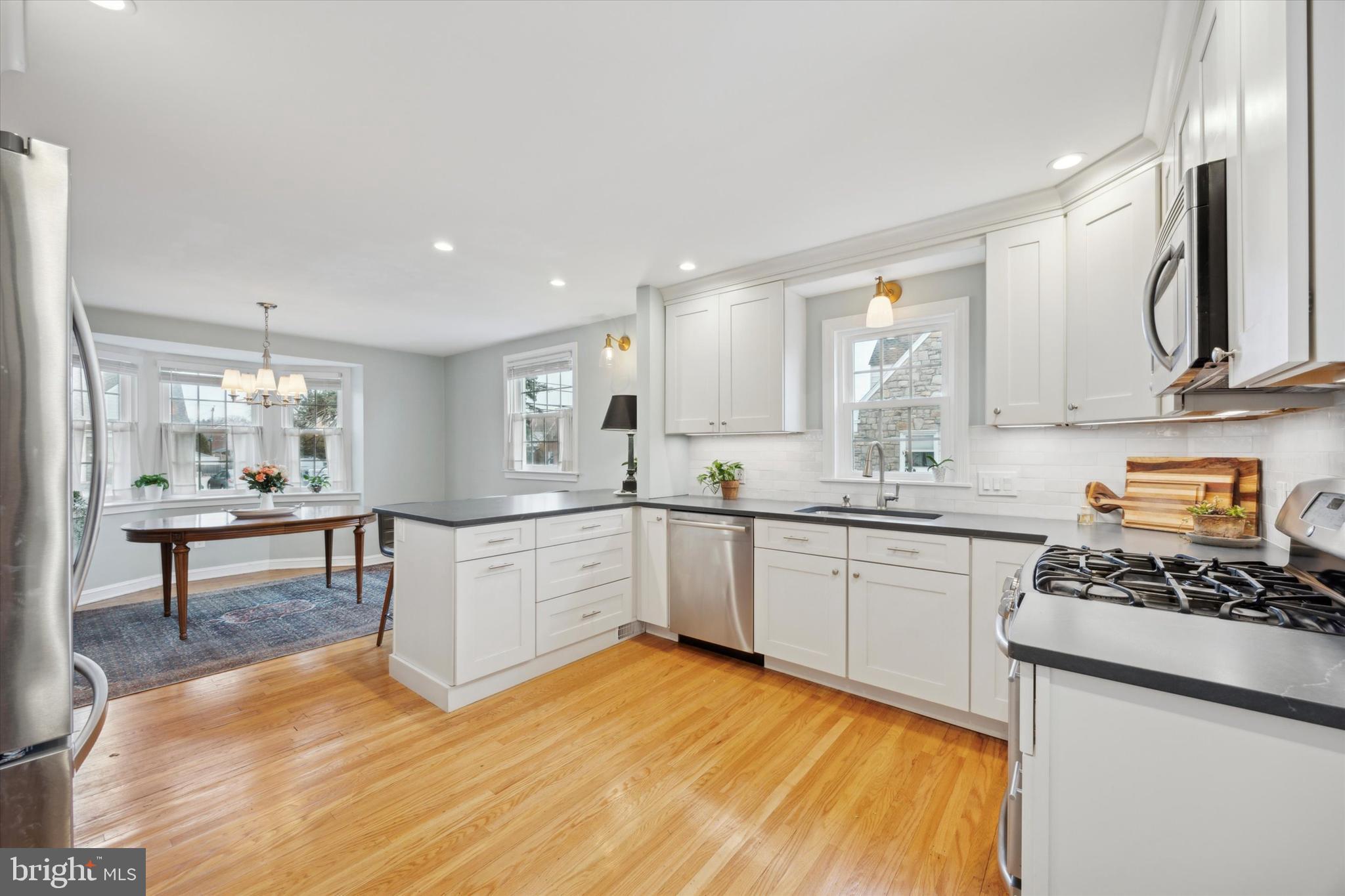 40 Providence Road Morton, PA 19070 - Photo 13 of 34 a kitchen with a sink cabinets and window