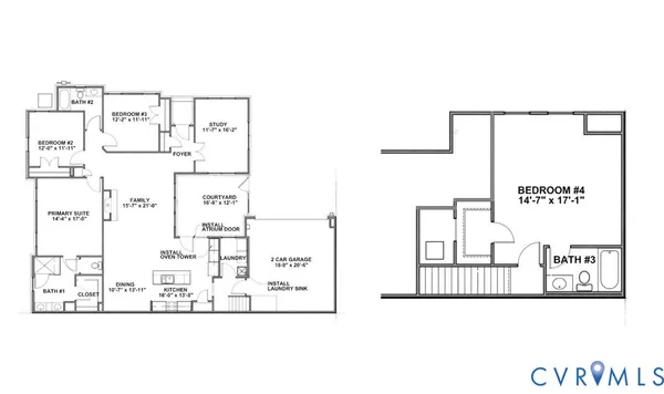 a picture of a floor plan