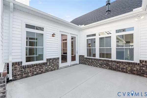 a front view of a building