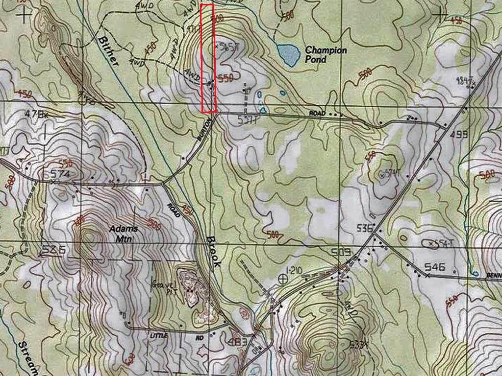 235 Burton Road Linneus, ME 04730 - Photo 95 of 105 topo-map-linneus-me