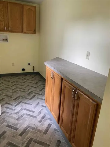 a view of a sink in a bathroom