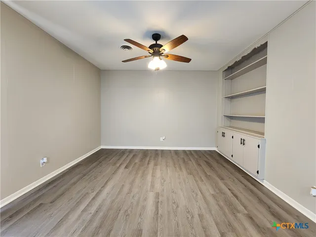 wooden floor in an empty room