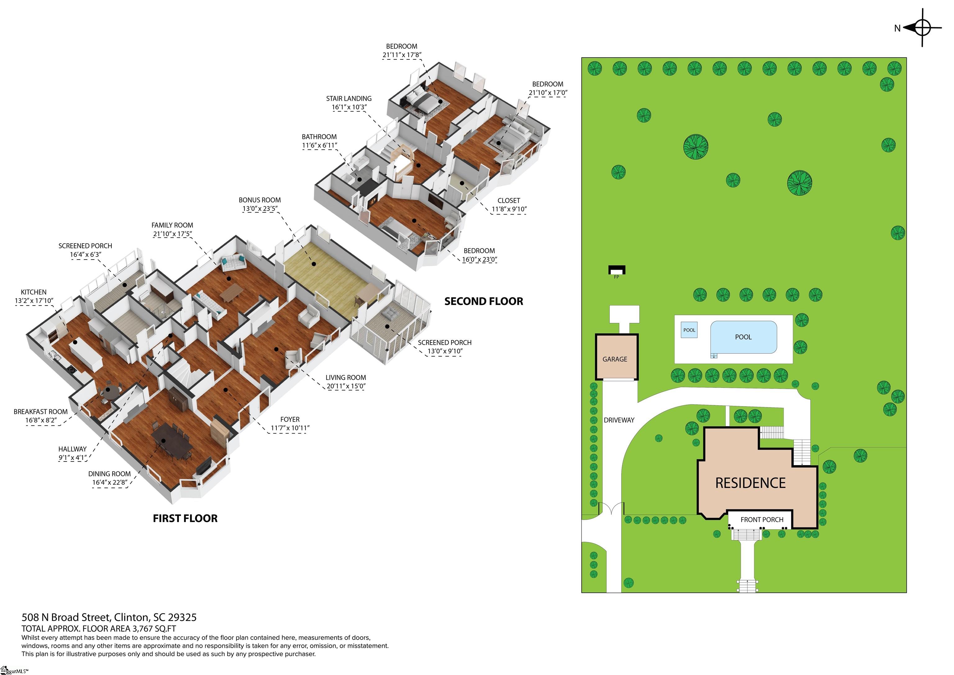 508 North Broad Street Clinton, SC 29325 - Photo 46 of 49