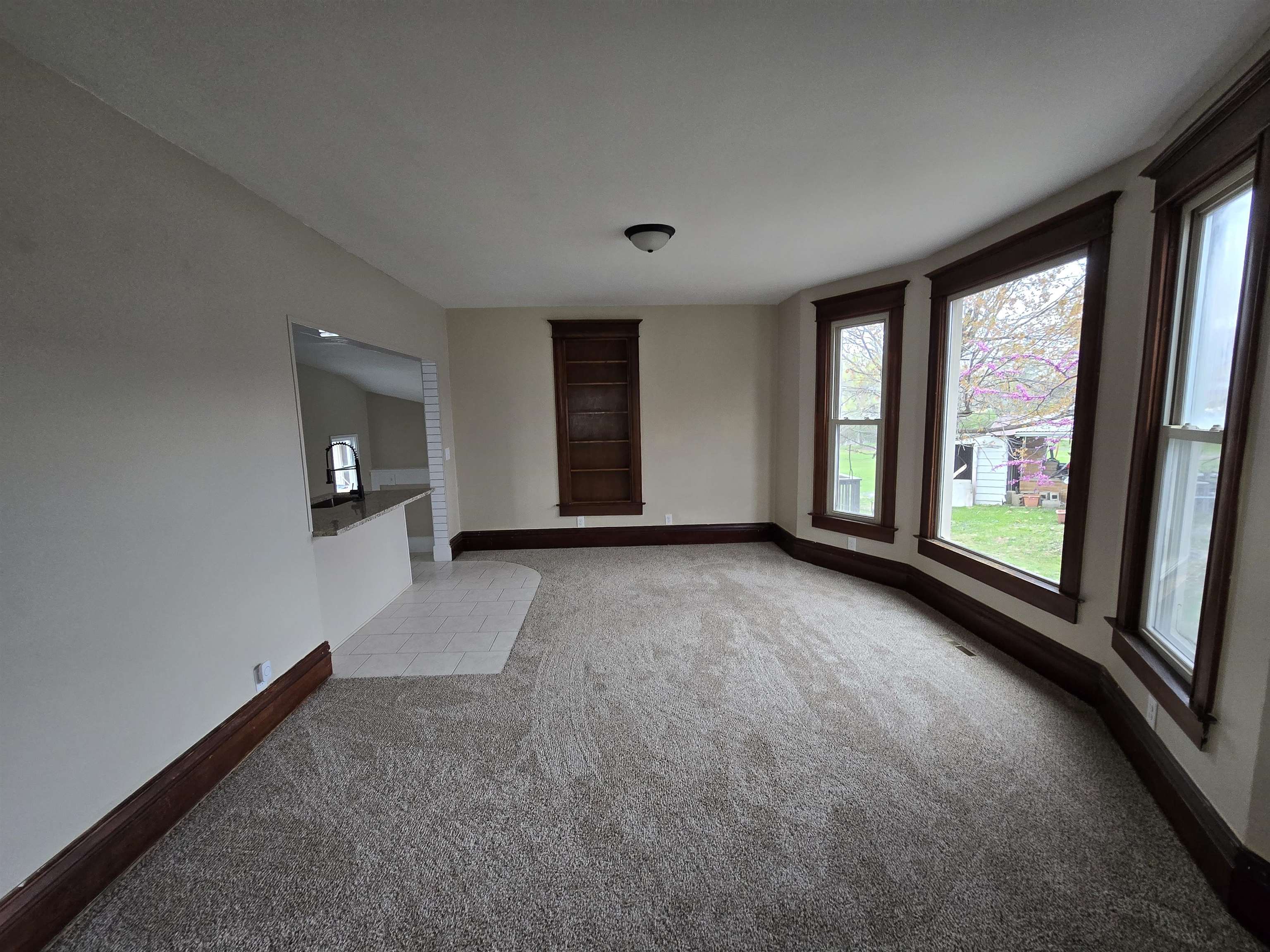 245 Cherry Street Carthage, IL 62321 - Photo 8 of 29 a view of a big room with windows and chandelier