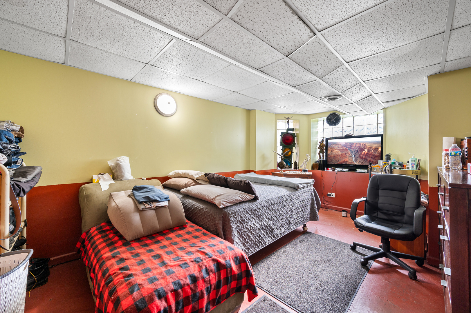 2109 North Karlov Avenue Chicago, IL 60639 - Photo 16 of 22 a bedroom with two beds and a couch