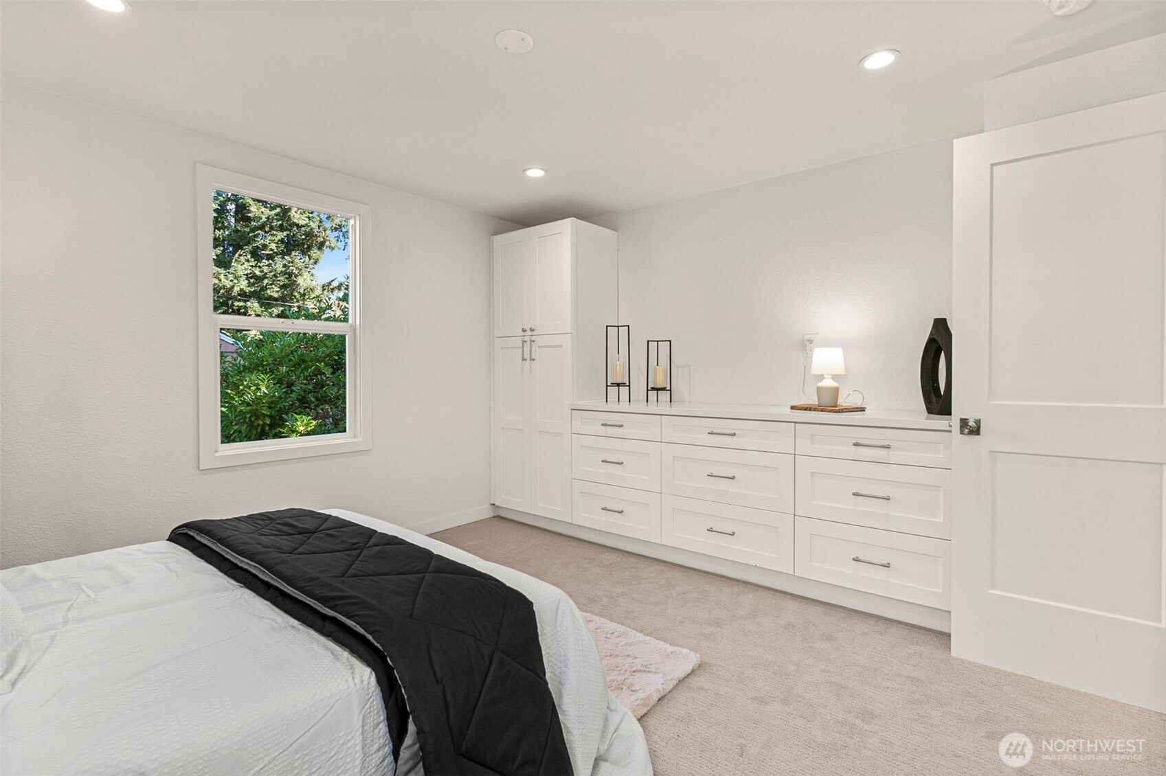 12077 75th Avenue South Seattle, WA 98178 - Photo 17 of 35 a bedroom with a bed and a window