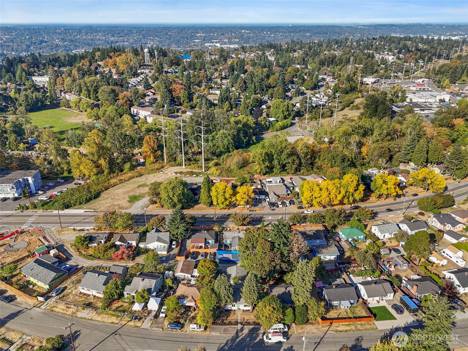 12077 75th Avenue South Seattle, WA 98178 - Photo 33 of 35 an aerial view of multiple house