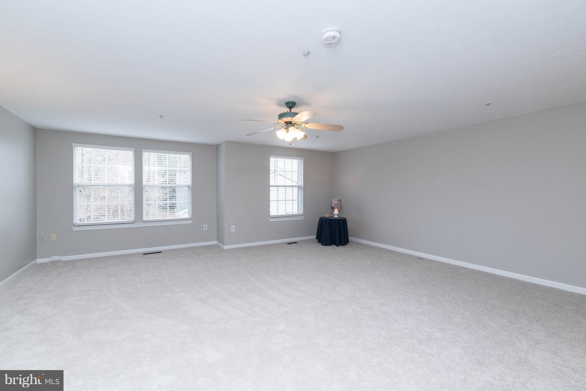 4132 Maple Path Circle, Unit 61 Baltimore, MD 21236 - Photo 35 of 47 an empty room with windows and chandelier fan