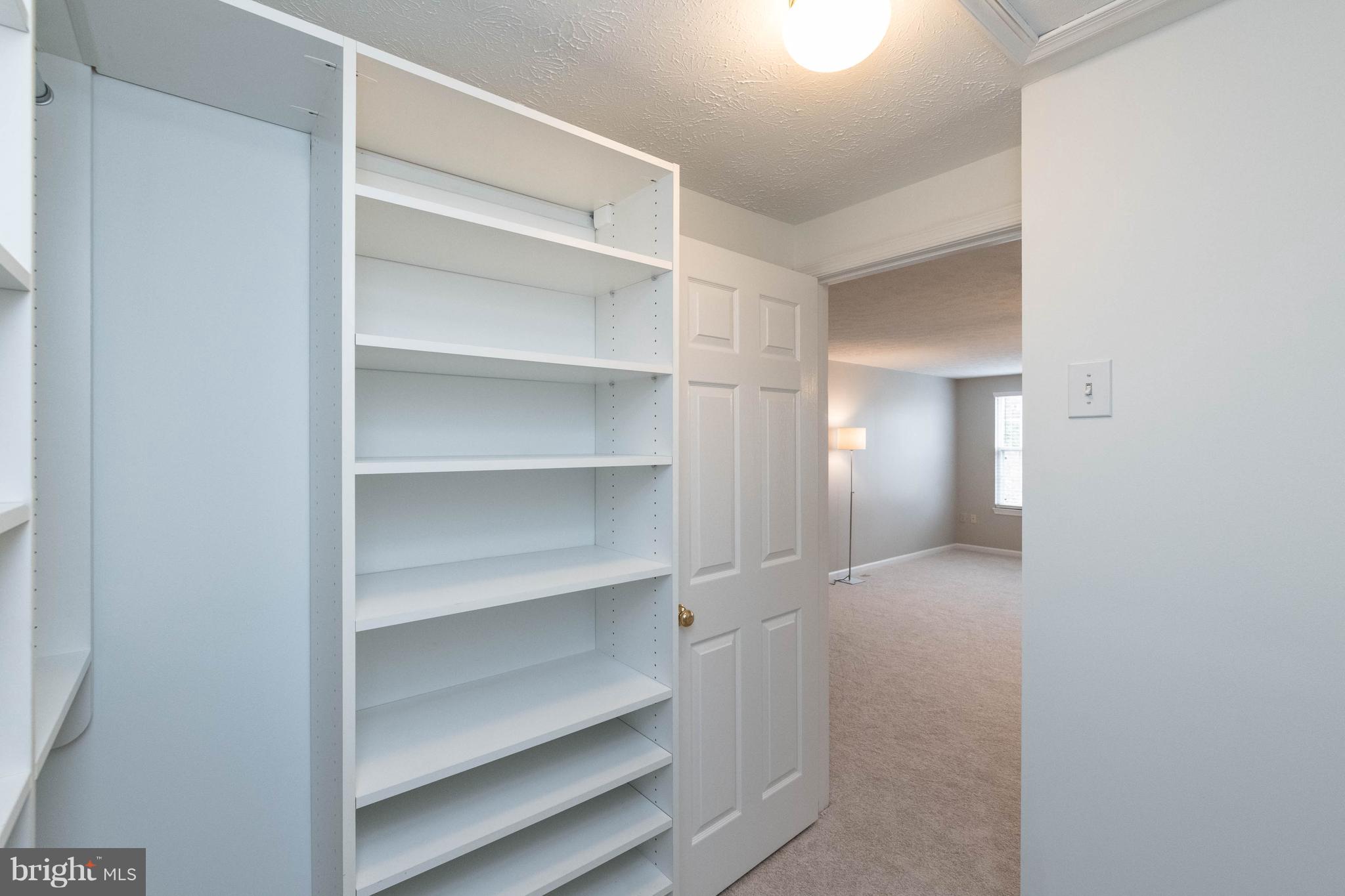 4132 Maple Path Circle, Unit 61 Baltimore, MD 21236 - Photo 40 of 47 a view of walk in closet with empty racks