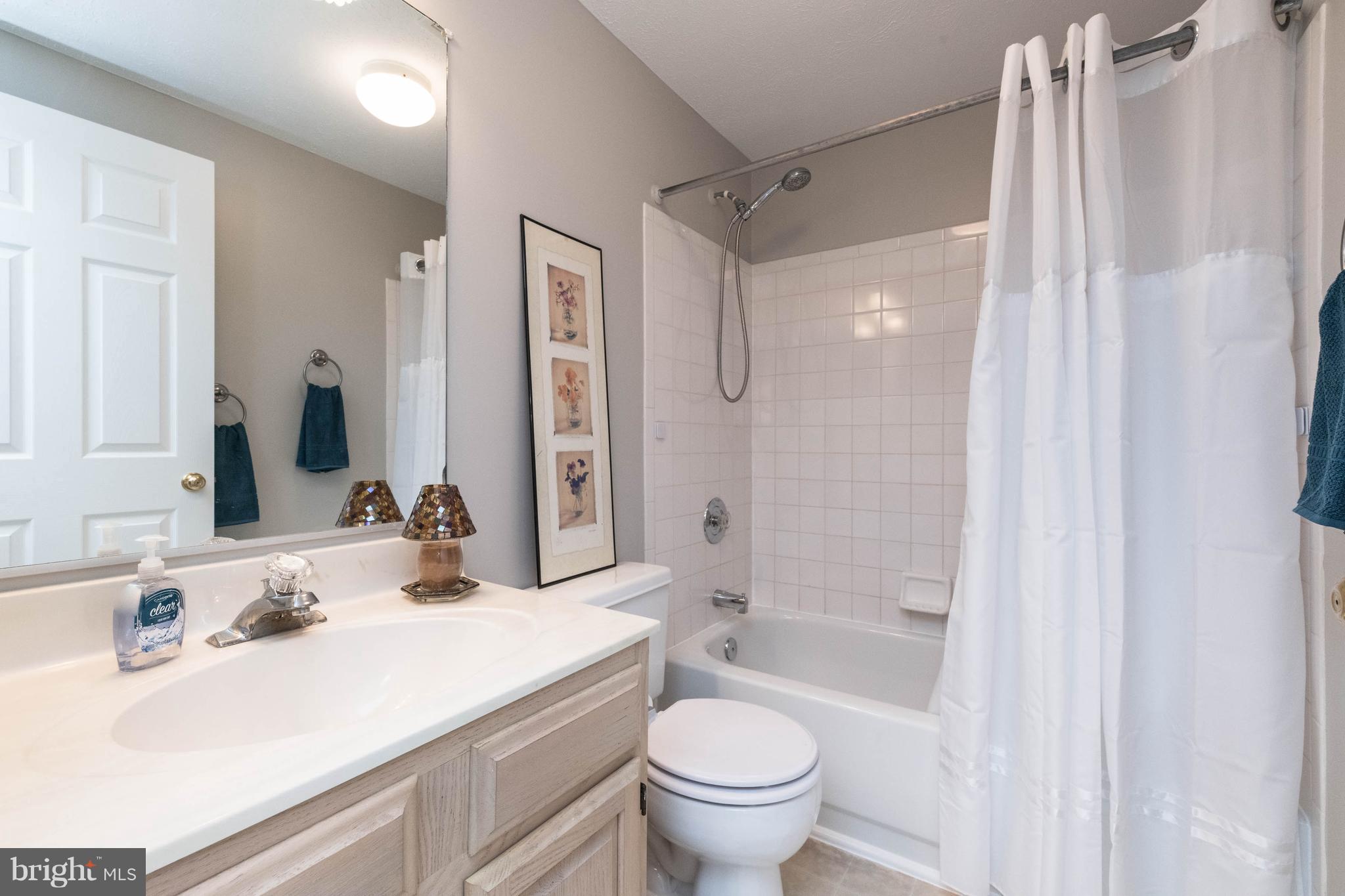 4132 Maple Path Circle, Unit 61 Baltimore, MD 21236 - Photo 41 of 47 a bathroom with a sink toilet double vanity and shower