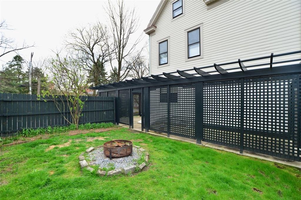 304 Bower Hill Road Pittsburgh, PA 15228 - Photo 25 of 25 Enjoy the outdoors and the fenced yard offering a very private spot to relax and enjoy the firepit or allow children and pets to roam freely.