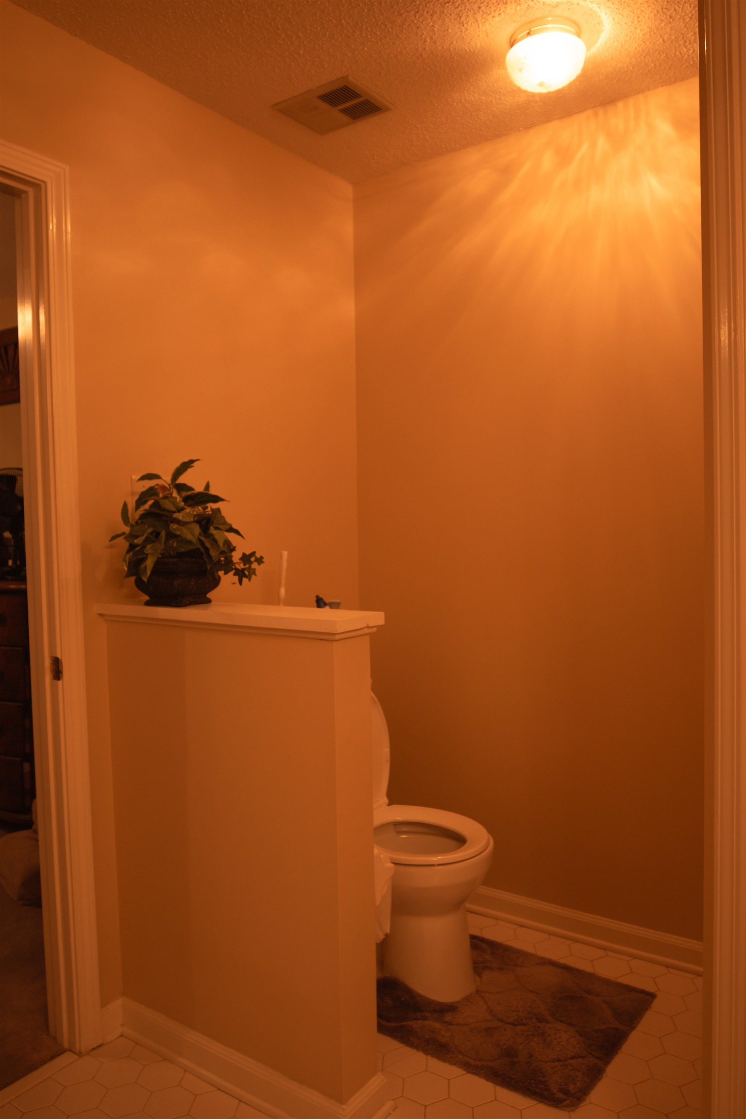 4100 Altruria Road Bartlett, TN 38135 - Photo 16 of 23 Bathroom with toilet, a textured ceiling, and tile patterned flooring