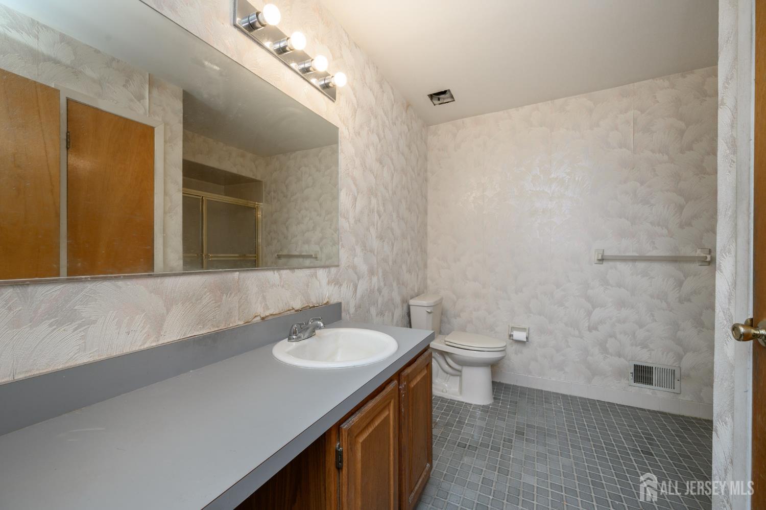 112 Apple Tree Lane Union, NJ 07083 - Photo 23 of 46 a bathroom with a sink a toilet and shower