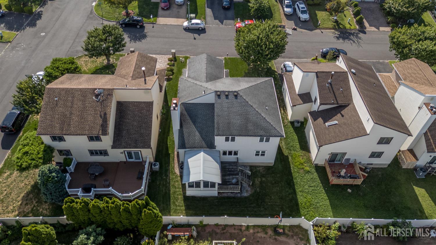 112 Apple Tree Lane Union, NJ 07083 - Photo 42 of 46 an aerial view of multiple houses with outdoor space
