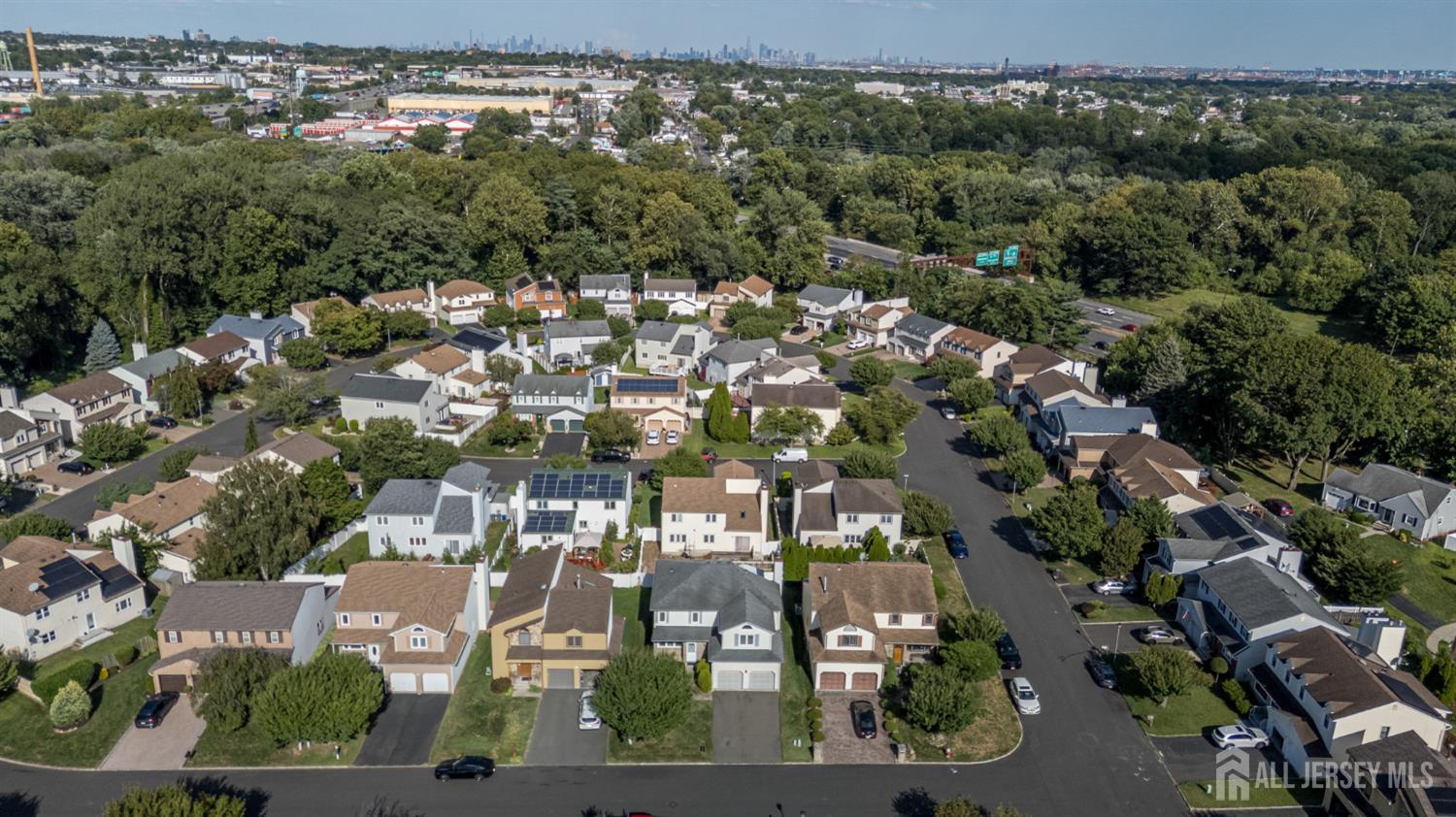 112 Apple Tree Lane Union, NJ 07083 - Photo 44 of 46 an aerial view of residential houses with outdoor space