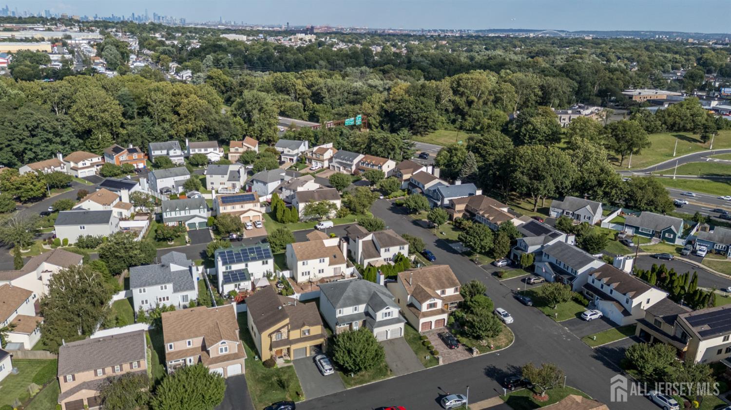 112 Apple Tree Lane Union, NJ 07083 - Photo 46 of 46 an aerial view of residential houses with outdoor space