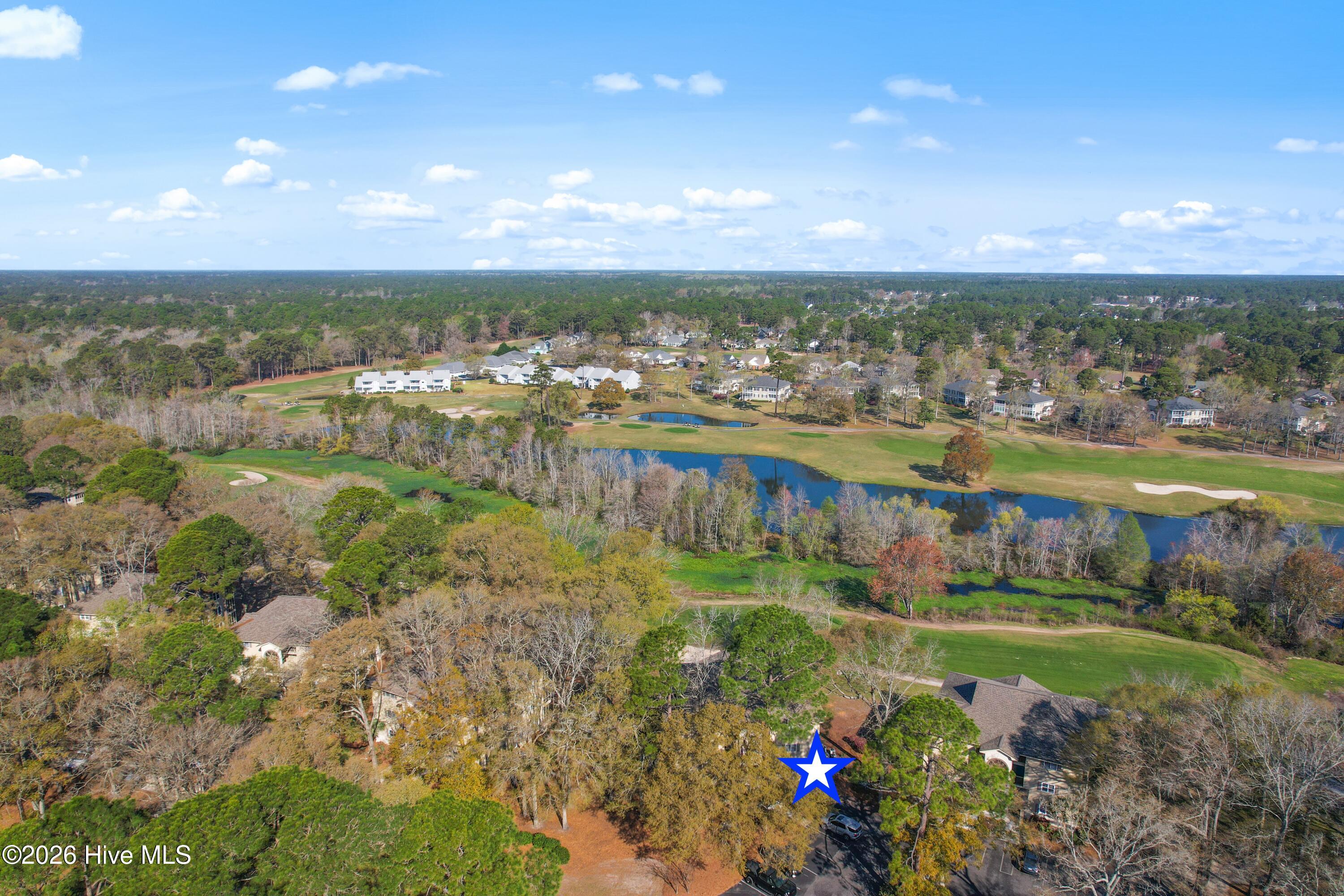 215 Clubhouse Road, Unit 2 Sunset Beach, NC 28468 - Photo 33 of 50 Aerial location