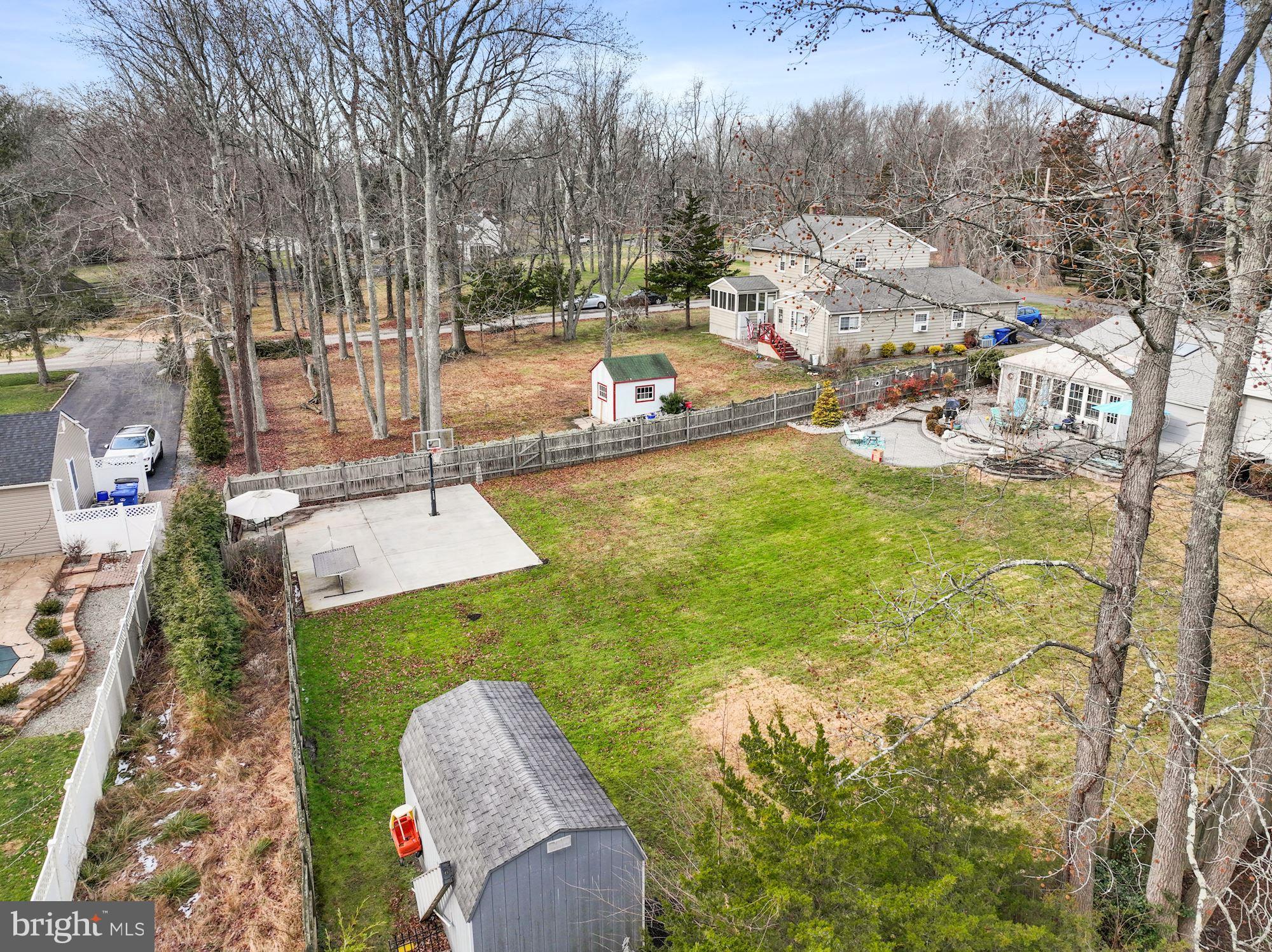 15 Christopher Mill Road Medford, NJ 08055 - Photo 7 of 54 Arial view of incredible back yard.