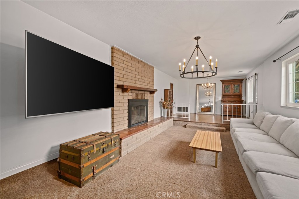 39804 Pine Bench Road Yucaipa, CA 92399 - Photo 4 of 57 Living room with fireplace