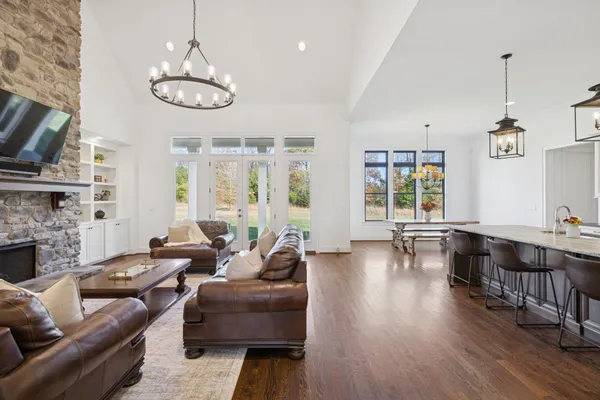 a room with gym equipment