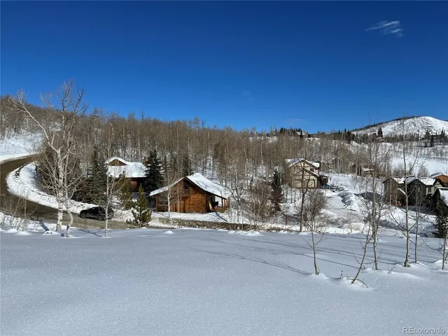 a view of a road from a building