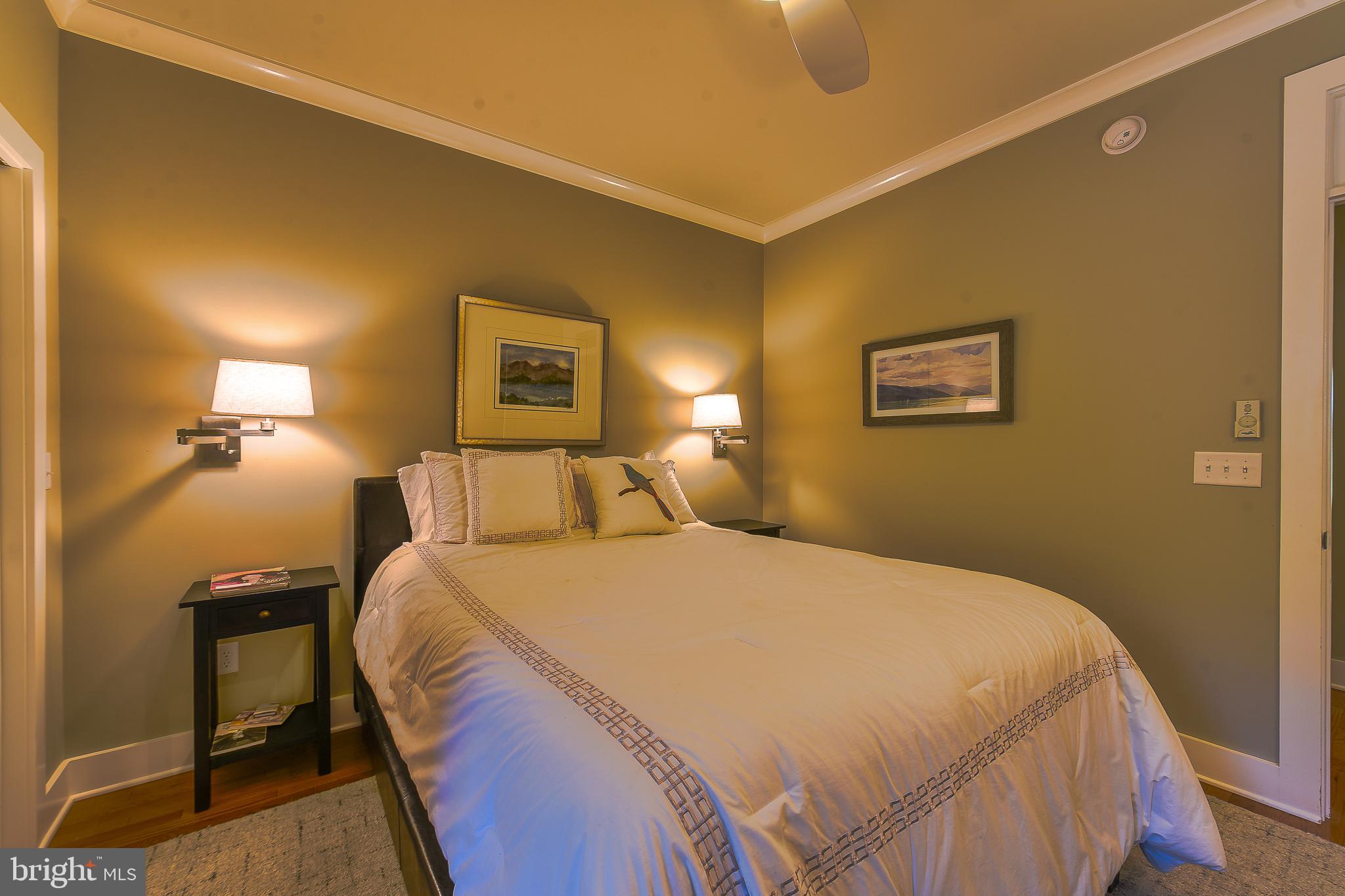 38520 Pine Lane, Unit 2 Rehoboth Beach, DE 19971 - Photo 33 of 71 a bedroom with a bed and a potted plant