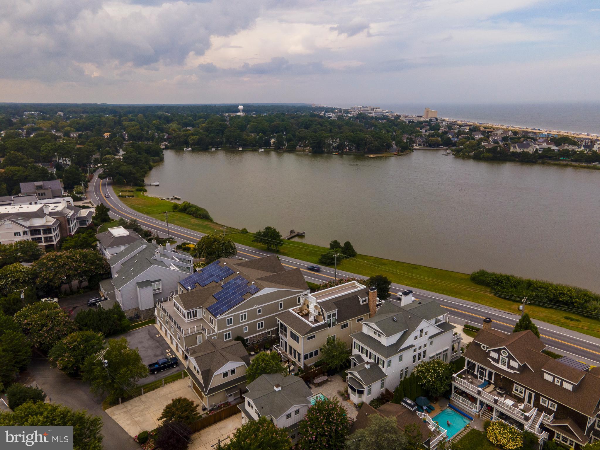 38520 Pine Lane, Unit 2 Rehoboth Beach, DE 19971 - Photo 65 of 71 an aerial view of a city with lake view