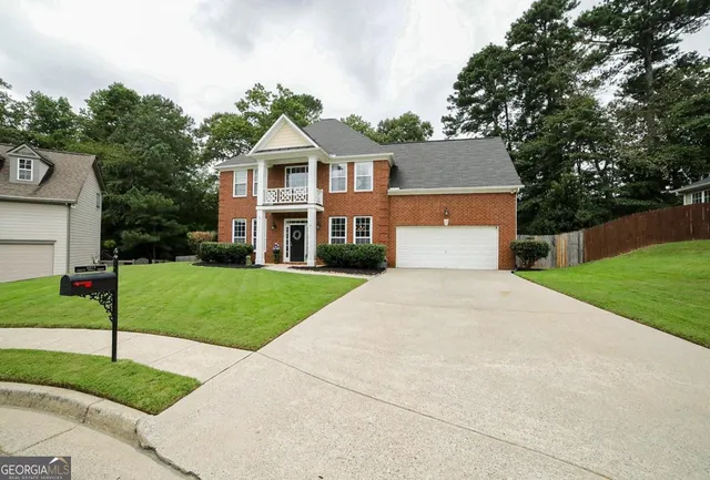 a childrens park with lots of swings and slides