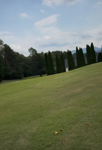 a view of an outdoor space and a yard