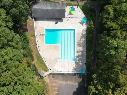 a bird view of house