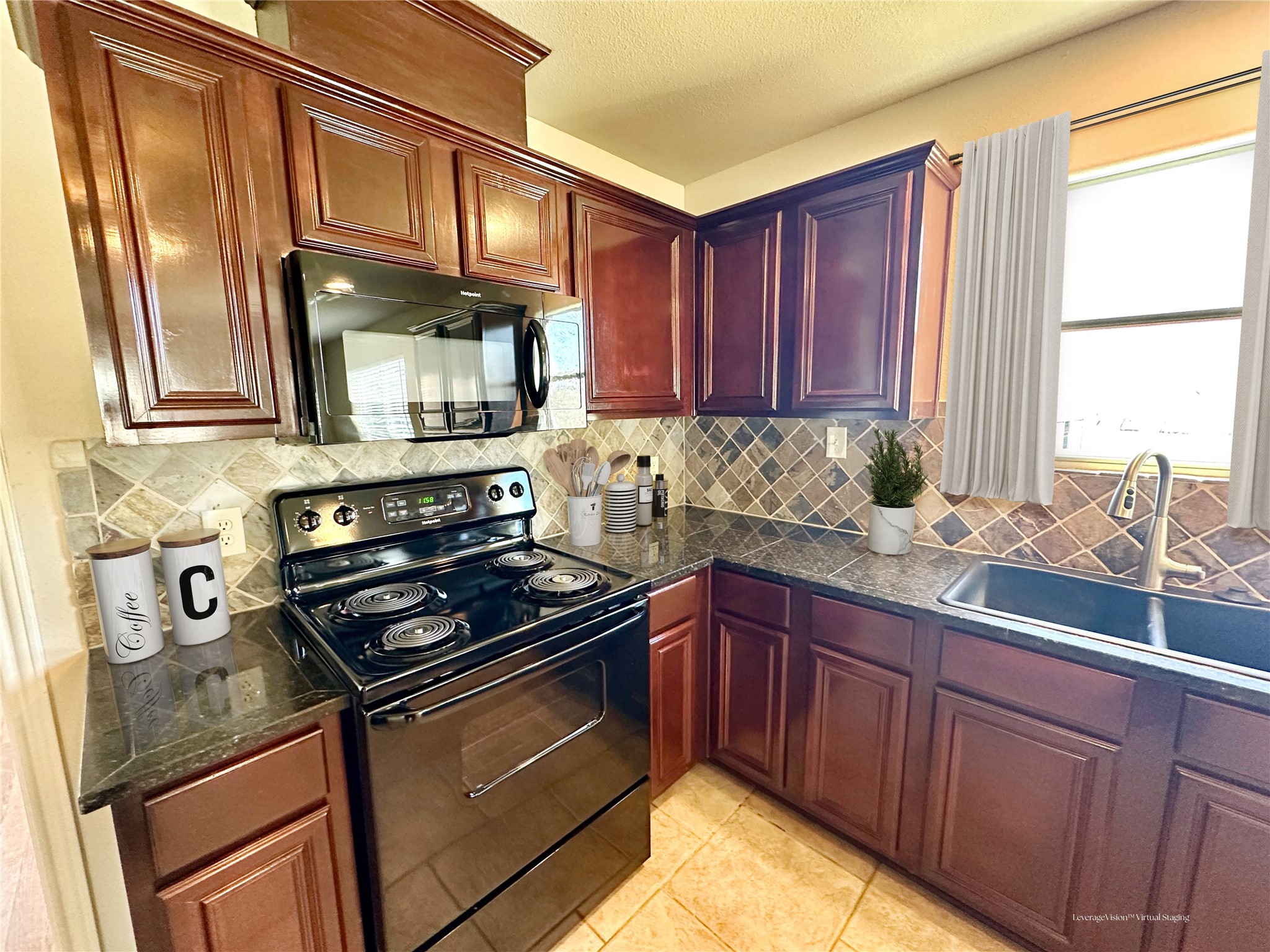 40 Stewart Road New Waverly, TX 77358 - Photo 35 of 50 Guest House Kitchen with window overlooking riding arena