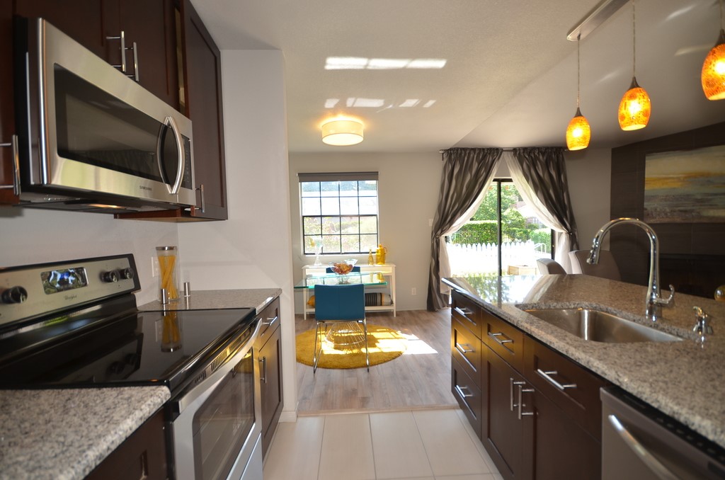 1601 Faro Drive, Unit 201 Austin, TX 78741 - Photo 12 of 24 a kitchen with a sink and counter space