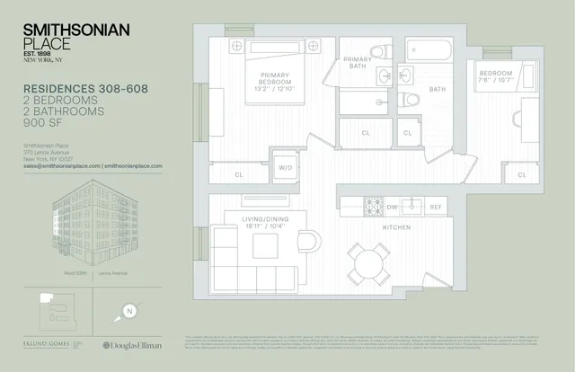 $875,000 | 370 Lenox Avenue, Unit 608 | Central Harlem