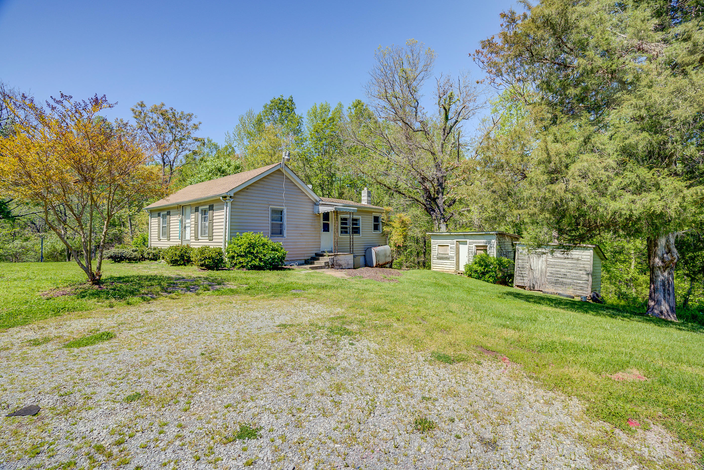 6150 Hardy Road Hardy, VA 24101 - Photo 15 of 17 a view of a house and outdoor space and yard