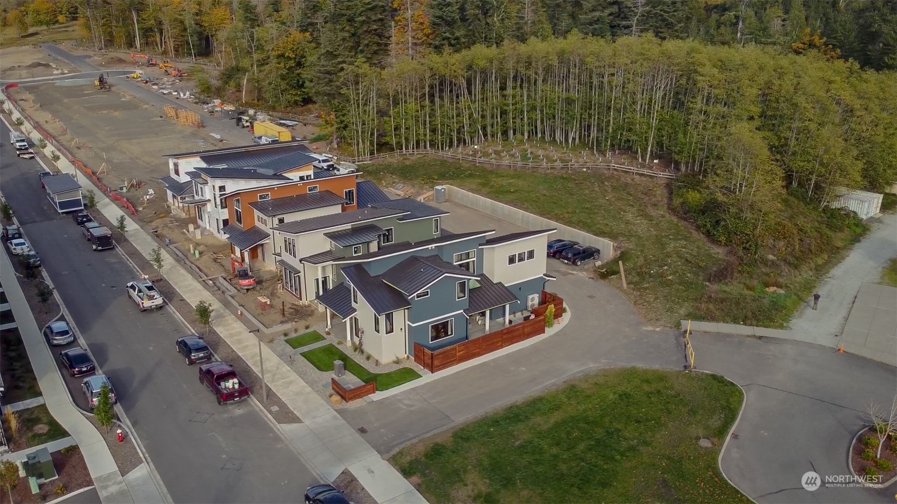 4264 Creston Way Bellingham, WA 98226 - Photo 4 of 6 an aerial view of a house with a yard
