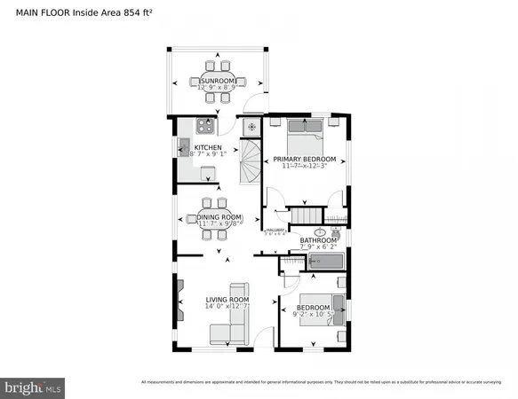 a picture of a floor plan