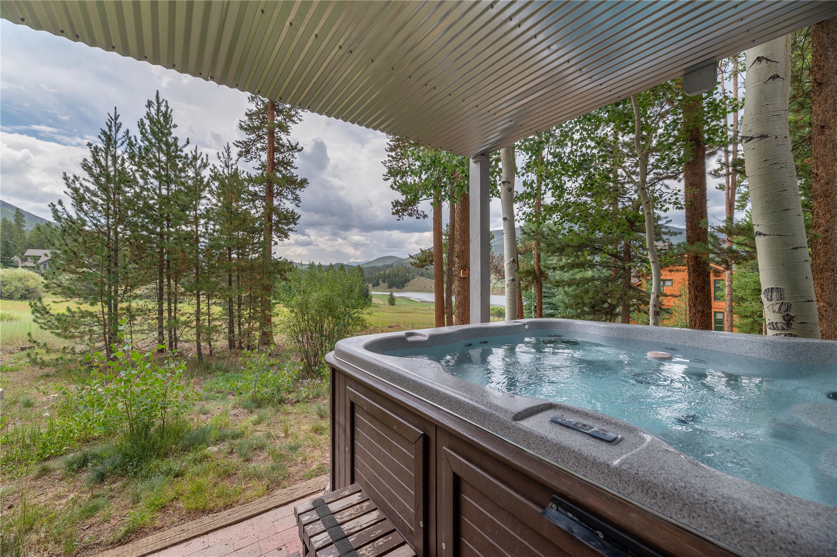 48 Keystone Ranch Golf Service Road Keystone, CO 80435 - Photo 47 of 49 Enjoy views of the golf course and lake from the hot tub