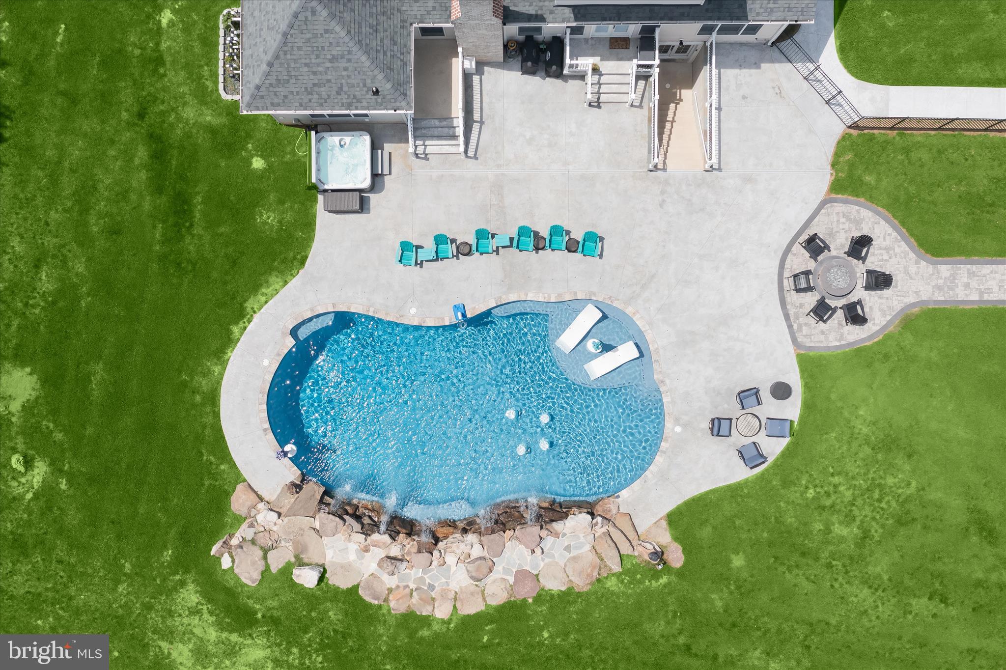 3003 Sheffield Court Fallston, MD 21047 - Photo 14 of 141 Saltwater Pool Aerial View
