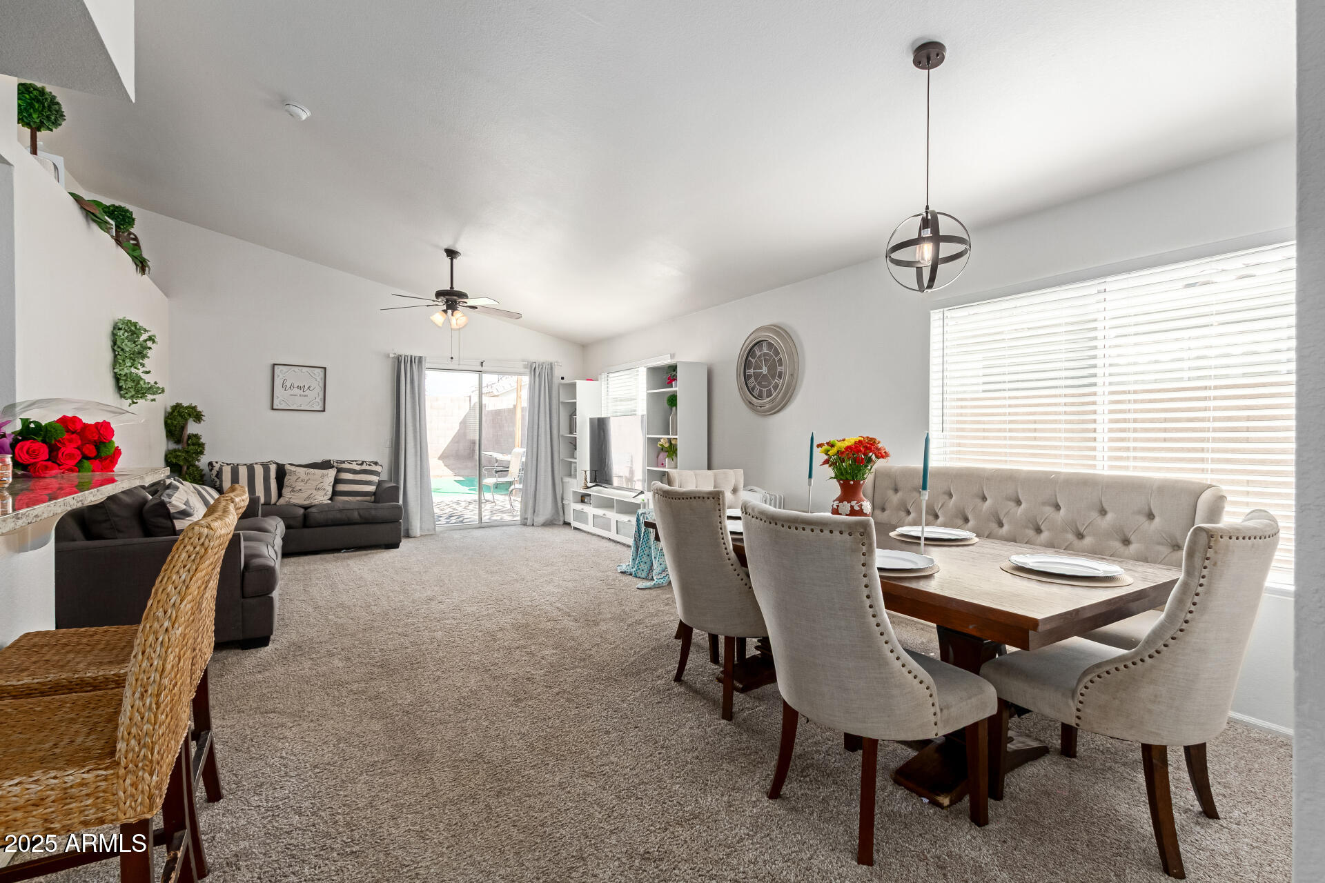 5008 Casper Road Mesa, AZ 85205 - Photo 8 of 25 a view of a dining room with furniture window and outside view
