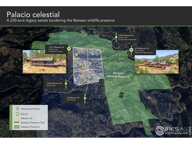 $13,875,000 | 79 Weaver Drive, Boulder, CO 80302