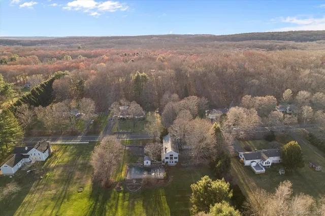 a view of fountain in front of building