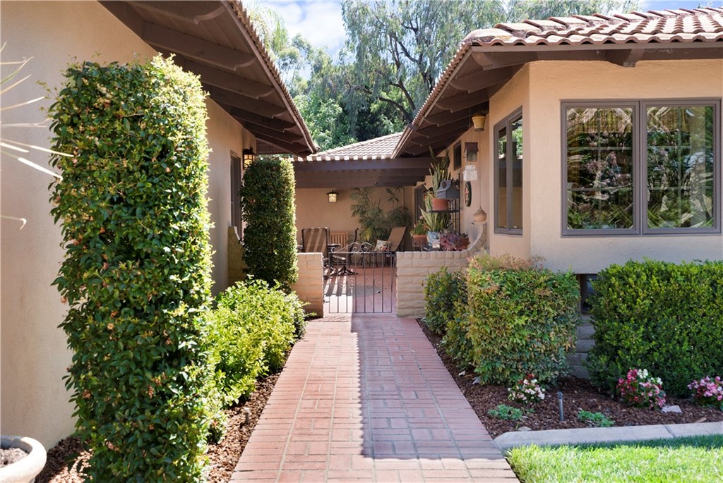 6800 Hawarden Drive Riverside, CA 92506 - Photo 44 of 57 a view of a garden with pathway